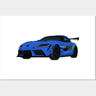 SUPRA BLUE Posters and Art